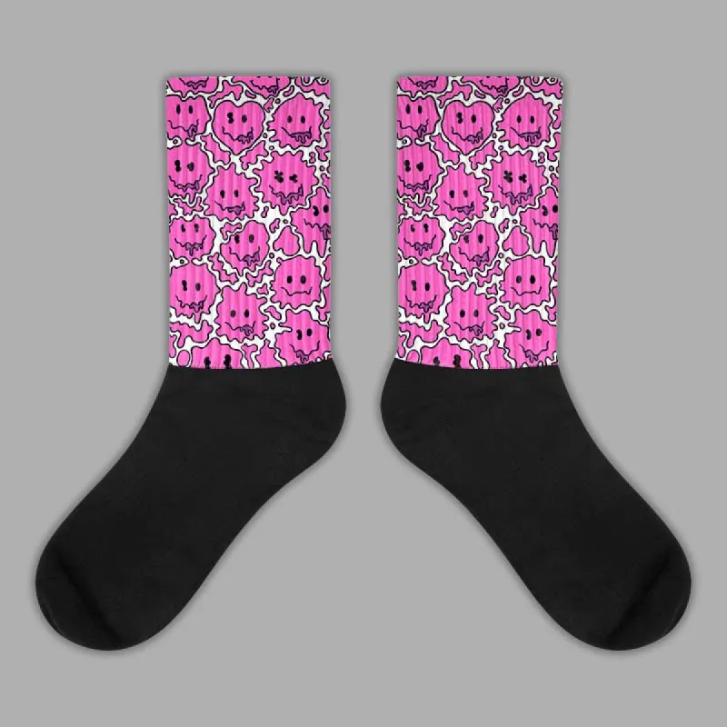 Hyper Violet 4s DopeSkill Sublimated Socks Slime Graphic sold by DopeSkill