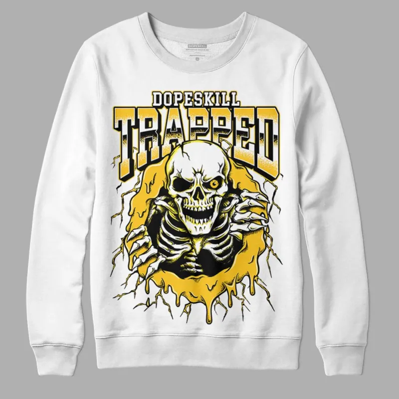 Vivid Sulfur 4s DopeSkill Sweatshirt Trapped Halloween Graphic sold by DopeSkill