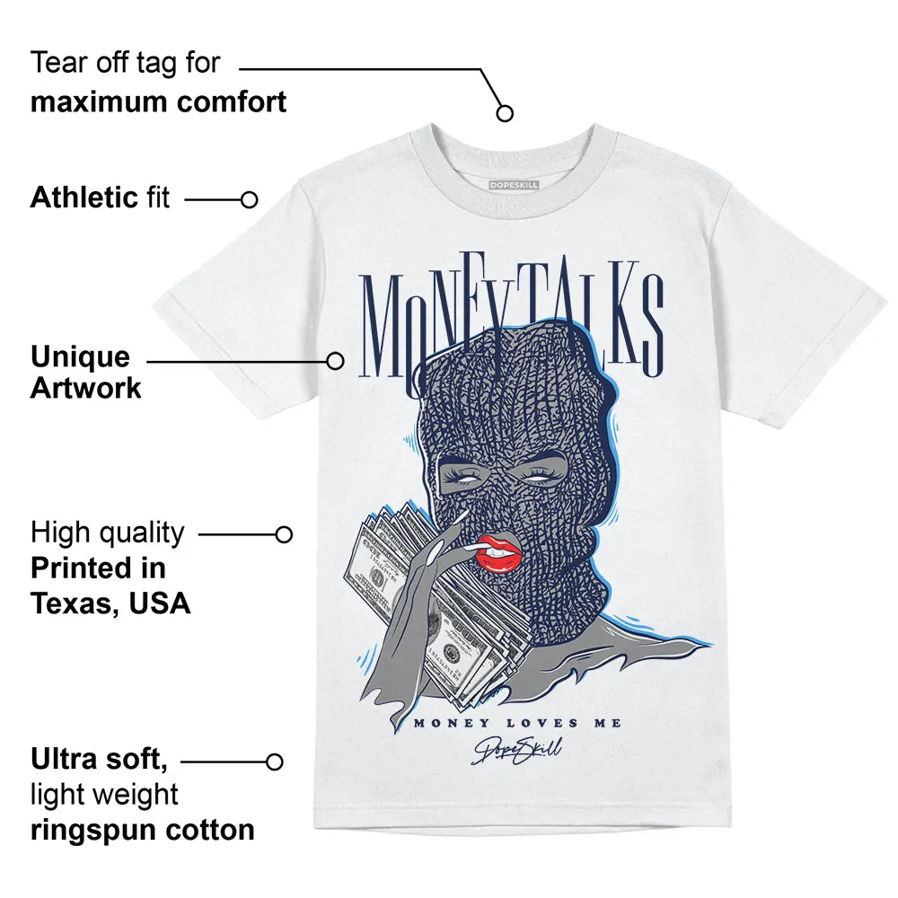 AJ Spizike White Obsidian DopeSkill T-Shirt Money Talks Graphic sold by DopeSkill product image thumbnail 3