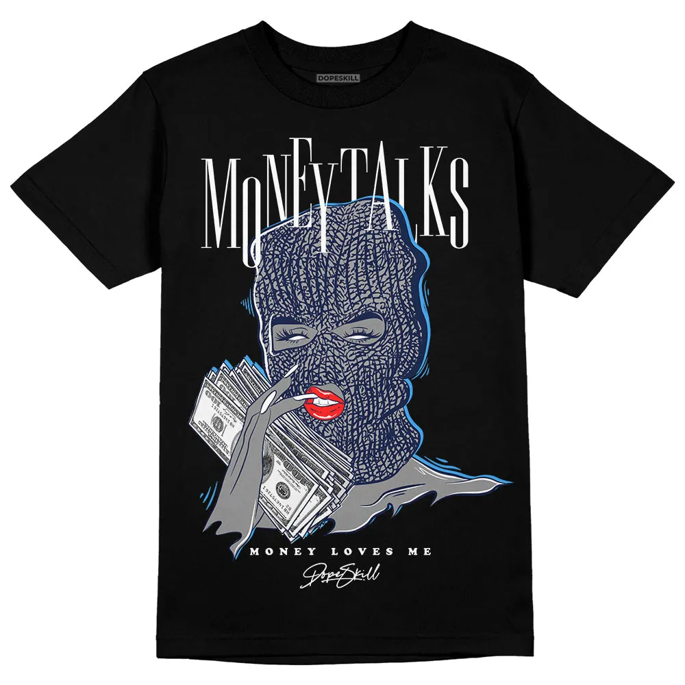 AJ Spizike White Obsidian DopeSkill T-Shirt Money Talks Graphic sold by DopeSkill product image thumbnail 2