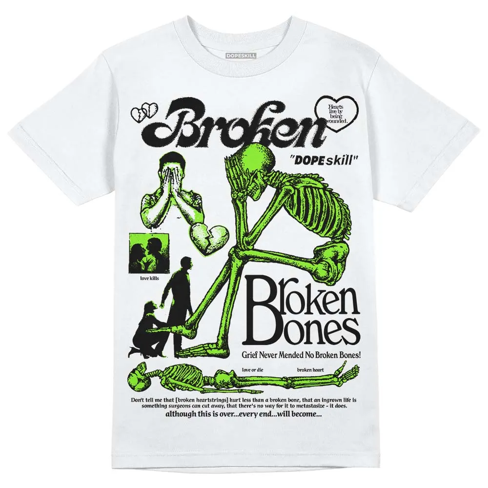 Neon Green Collection DopeSkill T-Shirt Broken Bones Graphic sold by DopeSkill product image thumbnail 2