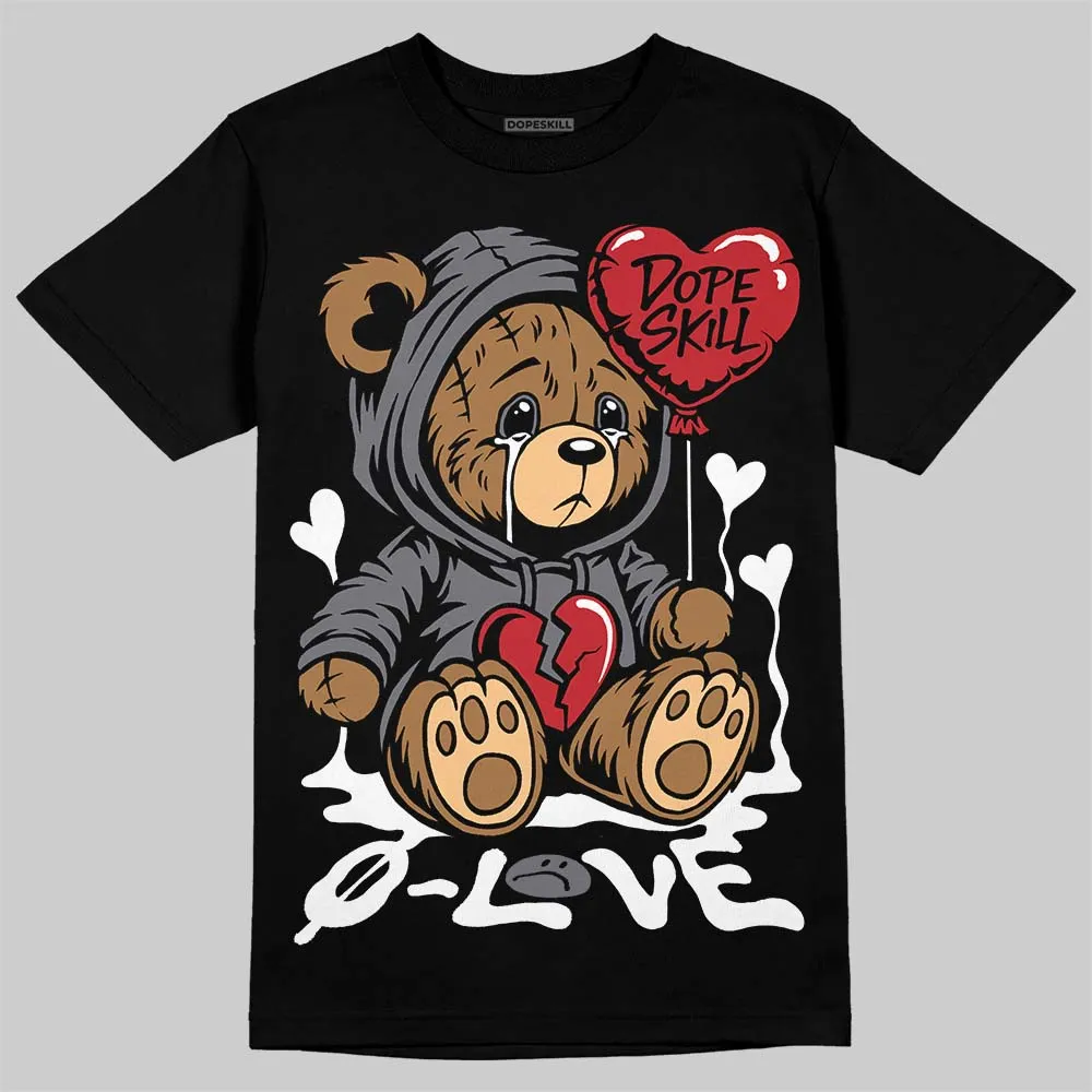 Cement Grey 3s DopeSkill T-Shirt Broken Bear Graphic sold by DopeSkill product image thumbnail 2