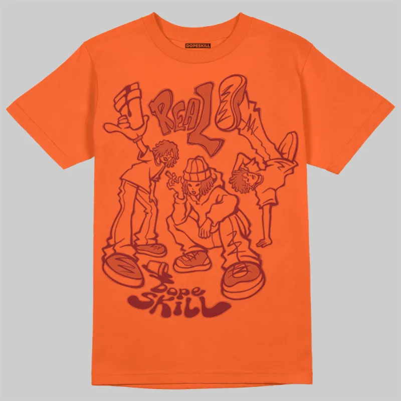 Georgia Peach 3s DopeSkill Orange T-shirt Real Y2K Players Graphic sold by DopeSkill