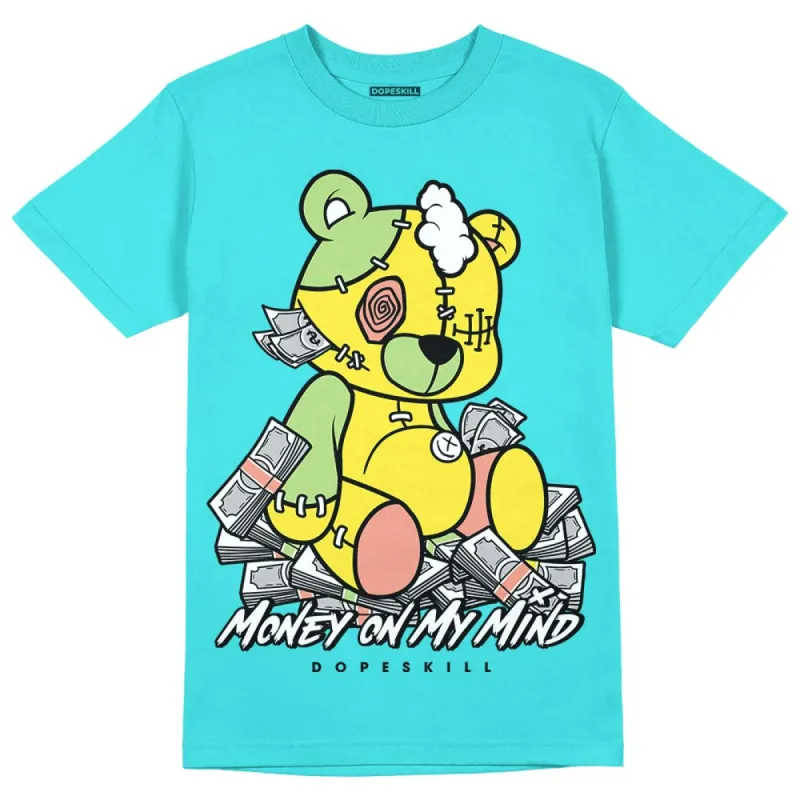 Cyan Burst 9060 DopeSkill Virtual Blue T-Shirt MOMM Bear Graphic sold by DopeSkill