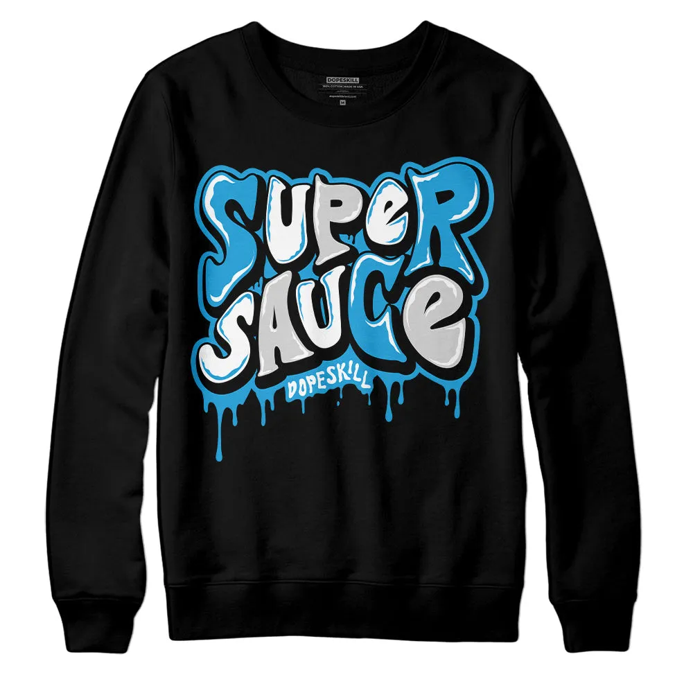 Military Blue 4s DopeSkill Sweatshirt Super Sauce Graphic sold by DopeSkill product image thumbnail 2