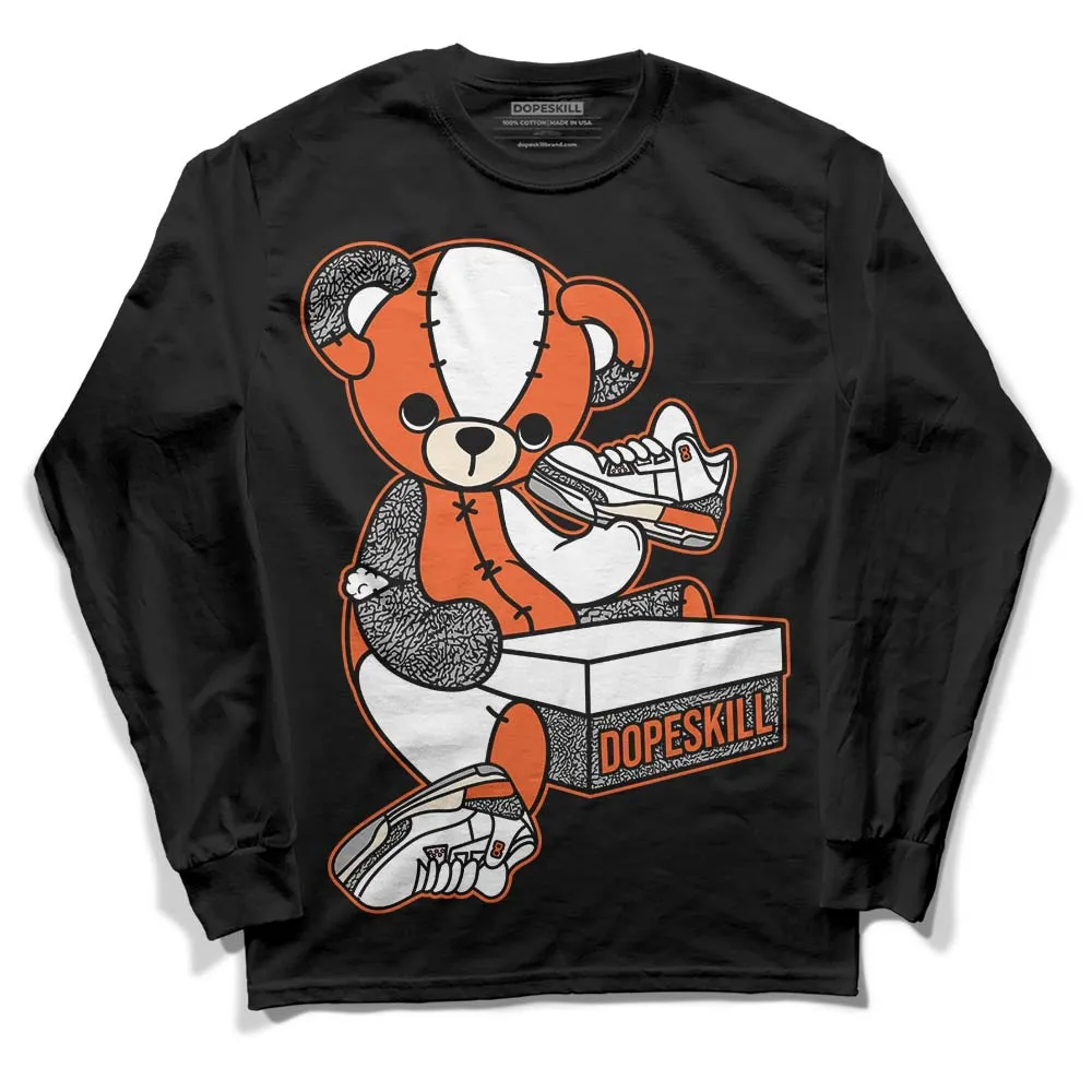 Georgia Peach 3s DopeSkill Long Sleeve T-Shirt Sneakerhead BEAR Graphic sold by DopeSkill