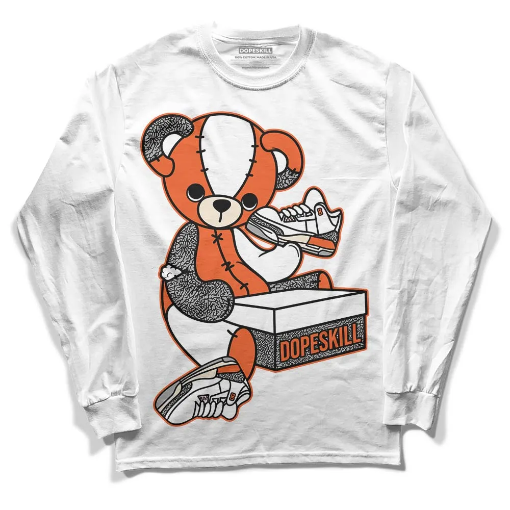Georgia Peach 3s DopeSkill Long Sleeve T-Shirt Sneakerhead BEAR Graphic sold by DopeSkill product image thumbnail 2