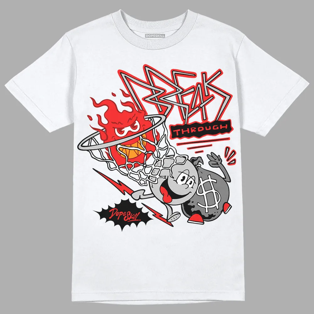 AJ Spizike Bred DopeSkill T-Shirt Break Through Graphic sold by DopeSkill product image thumbnail 2