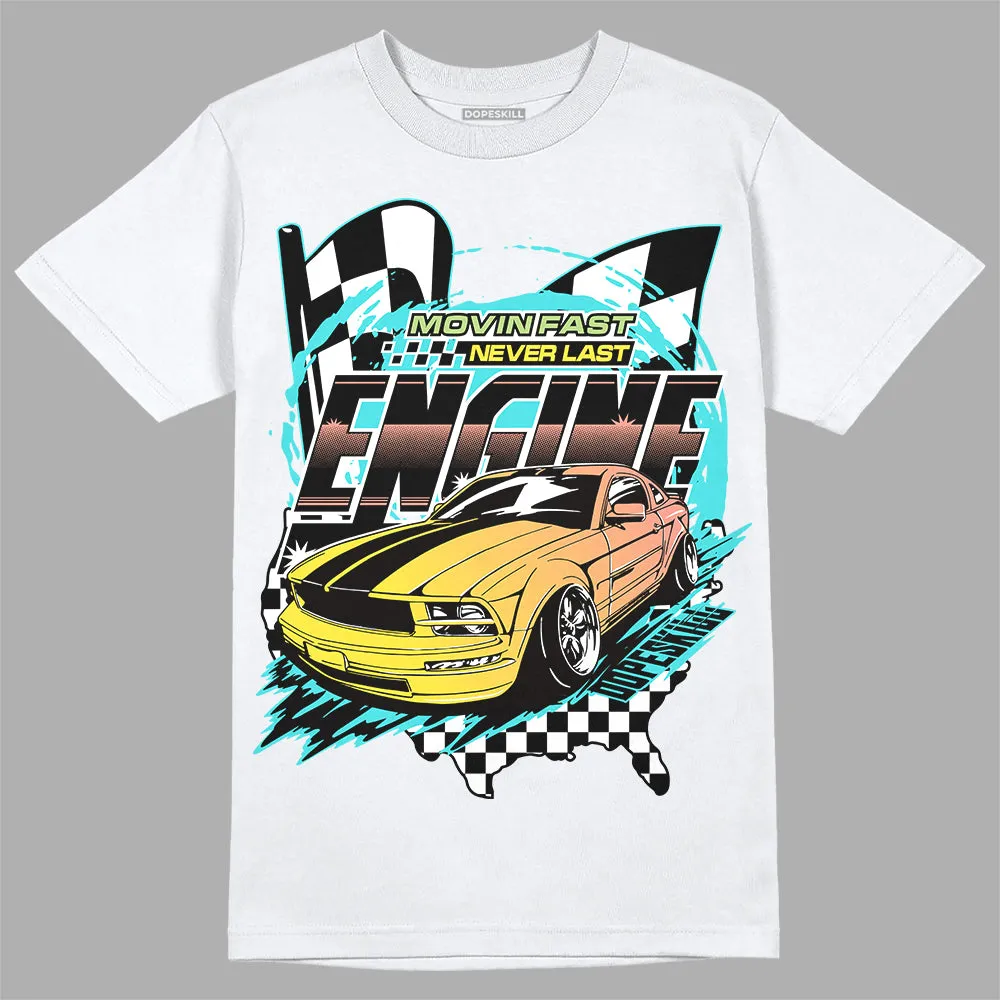 Cyan Burst 9060 DopeSkill T-Shirt ENGINE Tshirt Graphic sold by DopeSkill product image thumbnail 2