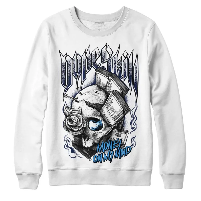 AJ Spizike White Obsidian DopeSkill Sweatshirt Money On My Mind Graphic sold by DopeSkill