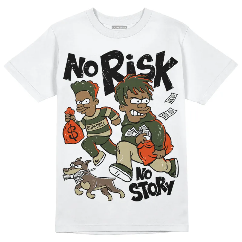 Olive Collection DopeSkill T-Shirt No Risk No Story Graphic sold by DopeSkill