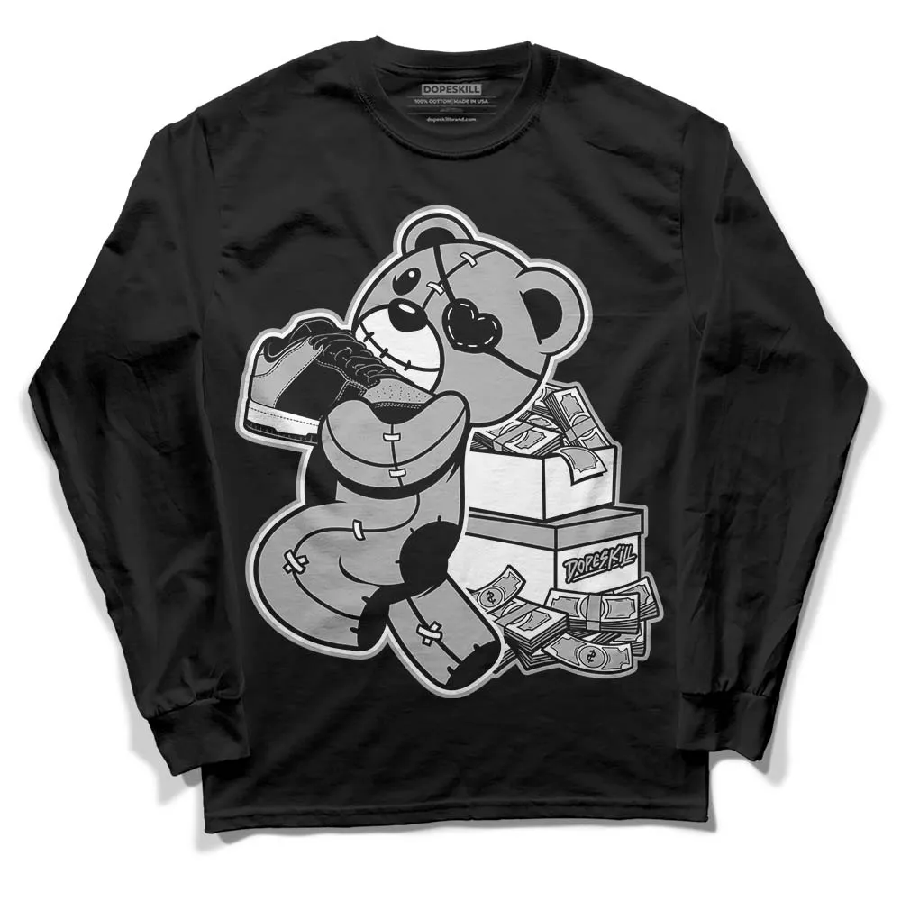Shadow 1s DopeSkill Long Sleeve T-Shirt Bear Steals Sneaker Graphic sold by DopeSkill