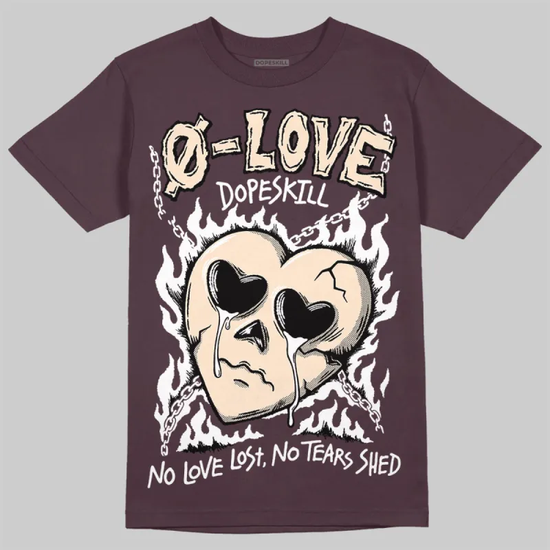Burgundy Crush 3s DopeSkill Maroon T-shirt Crying Heart Graphic sold by DopeSkill