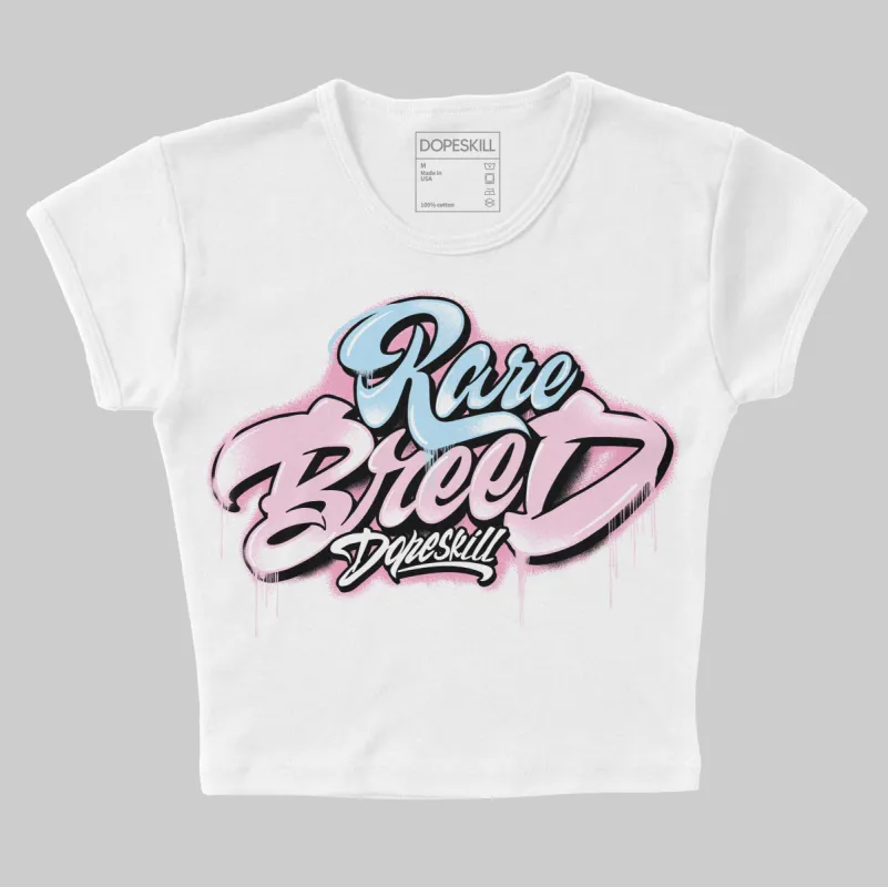 Paw Print Pink Foam 1s DopeSkill Women's Crop Top Rare Breed Type Graphic sold by DopeSkill