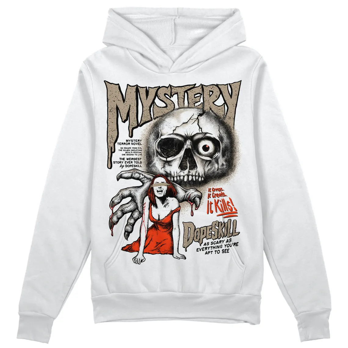 Latte 1s DopeSkill Hoodie Sweatshirt Mystery Ghostly Grasp Graphic sold by DopeSkill