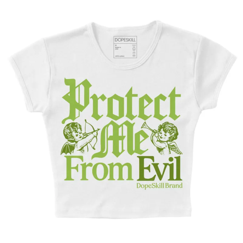 Dunk Low 'Chlorophyll' DopeSkill Women's Crop Top Protect Me From Evil Graphic sold by DopeSkill