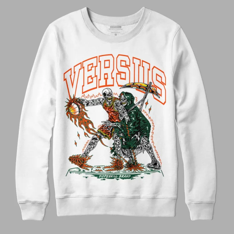 Dunk Team Dark Green Orange DopeSkill Sweatshirt VERSUS Graphic sold by DopeSkill