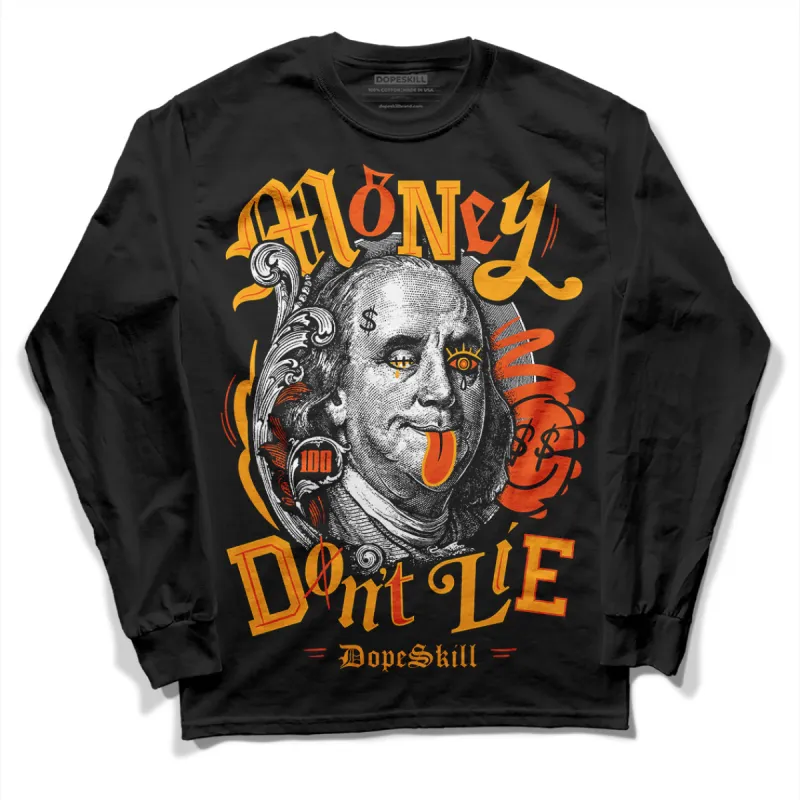 Black Taxi 12s DopeSkill Long Sleeve T-Shirt Money Don't Lie Graphic sold by DopeSkill