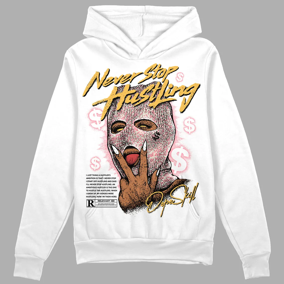 Red Stardust 3s DopeSkill Hoodie Sweatshirt Never Stop Hustling Graphic sold by DopeSkill