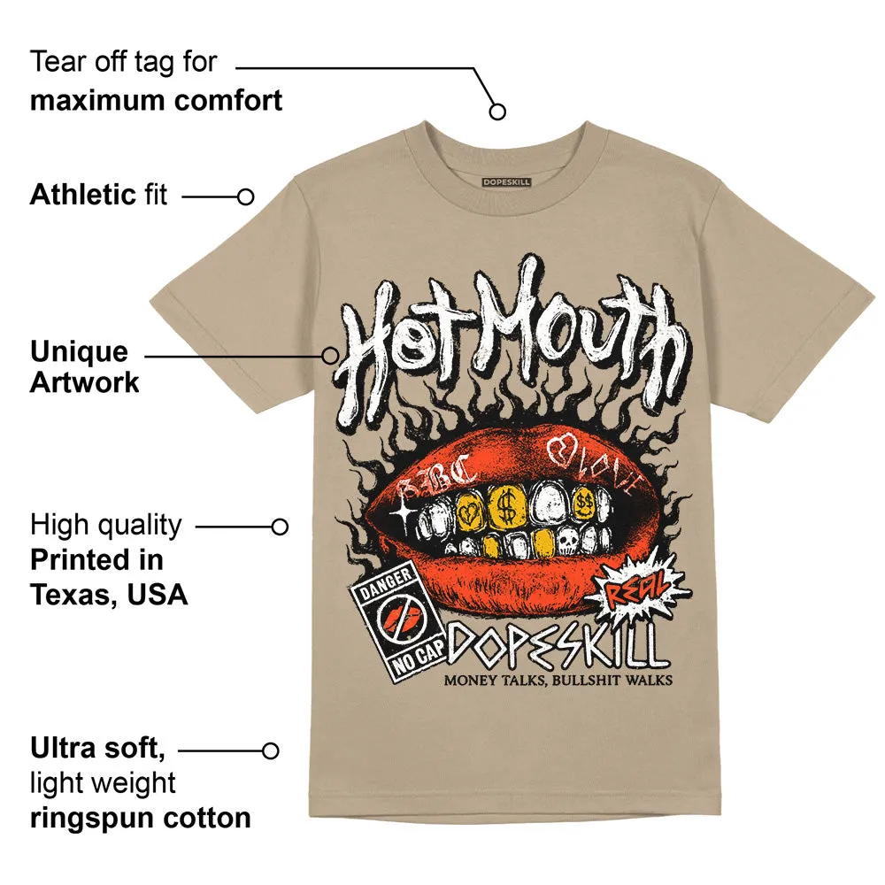 Latte 1s DopeSkill Medium Brown T-shirt Hot Mouth Graphic sold by DopeSkill product image thumbnail 2