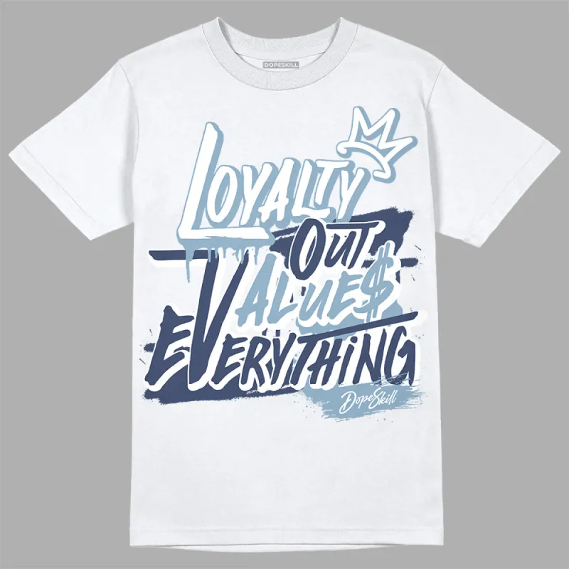Diffused Blue Sail Grey White 1s DopeSkill T-Shirt LOVE Graphic sold by DopeSkill