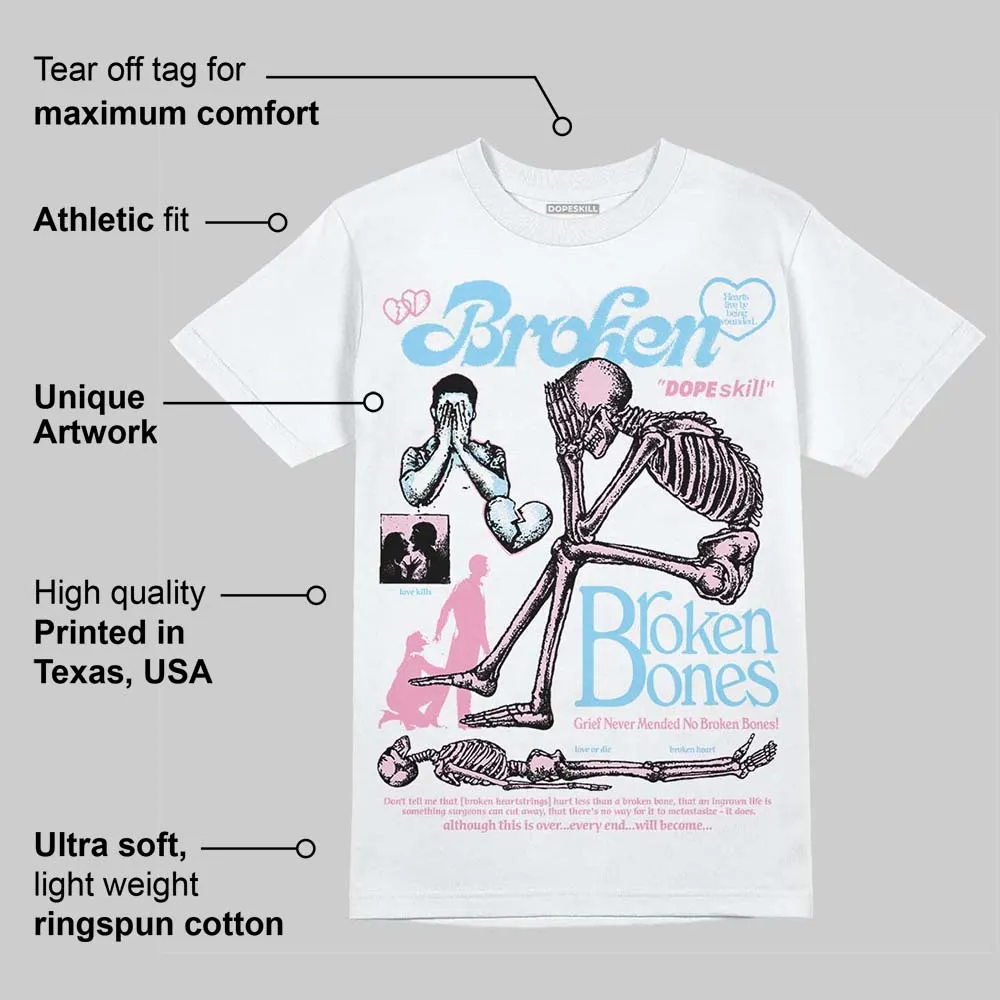 Paw Print Pink Foam 1s DopeSkill T-Shirt Broken Bones Graphic sold by DopeSkill product image thumbnail 3