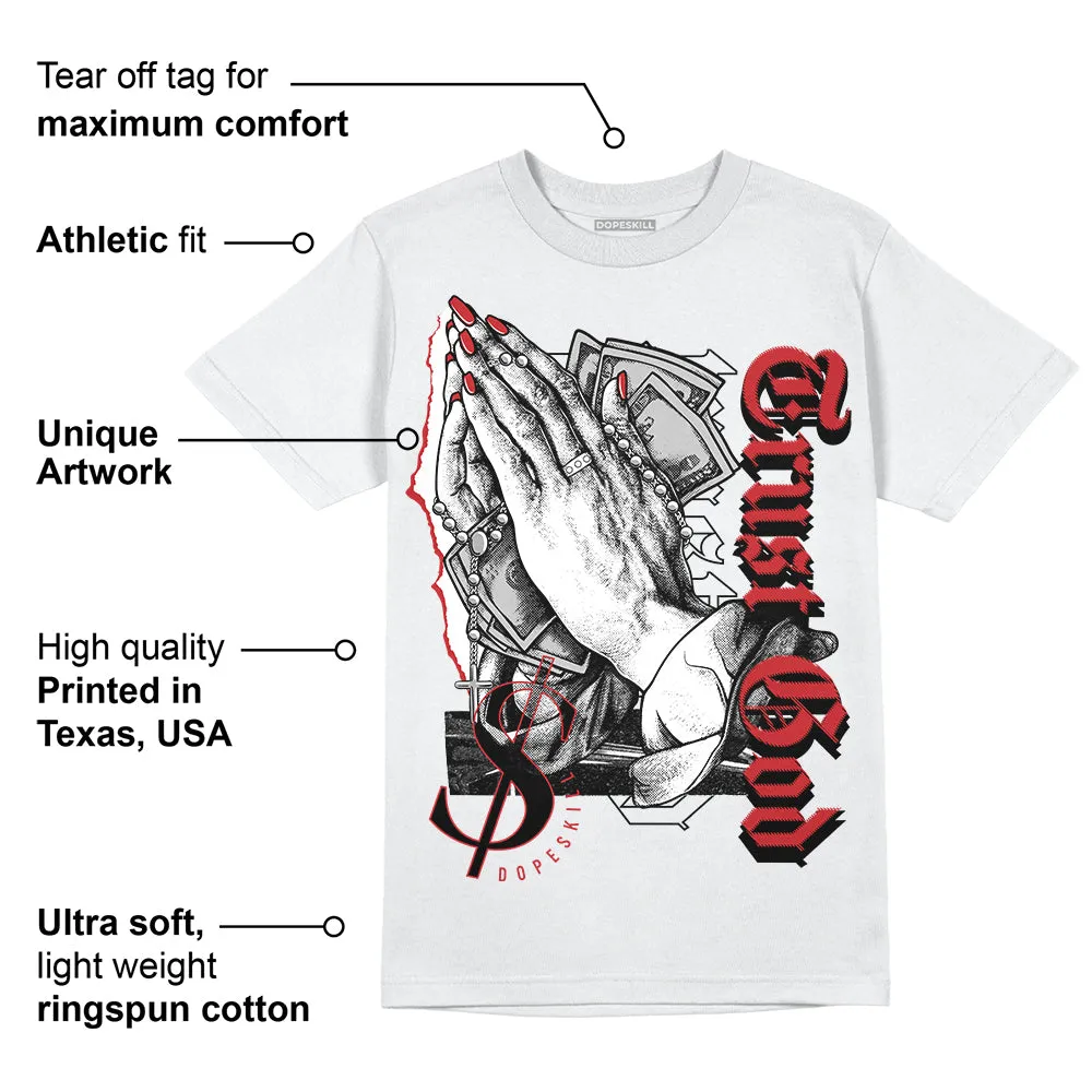 Red Taxi 12s DopeSkill T-Shirt Trust God Graphic sold by DopeSkill product image thumbnail 3