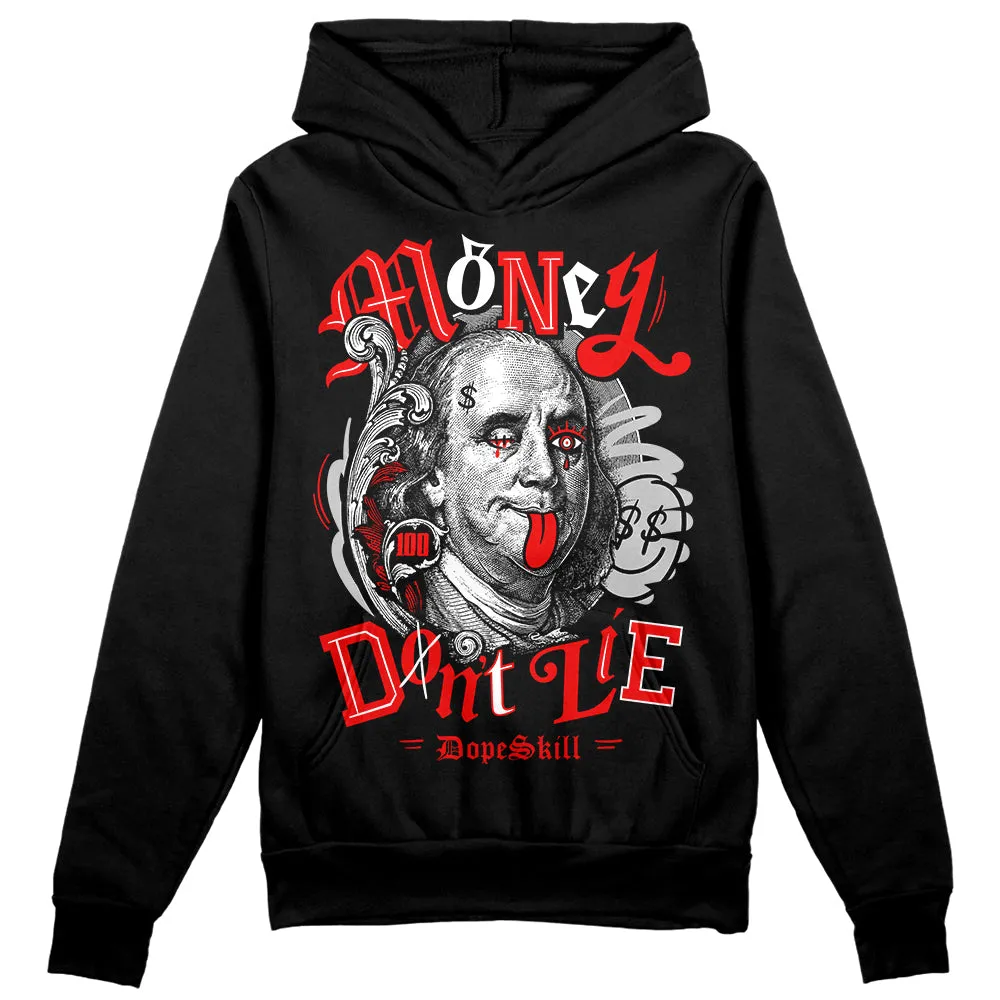 Cherry 12s DopeSkill Hoodie Sweatshirt Money Don't Lie Graphic sold by DopeSkill product image thumbnail 2