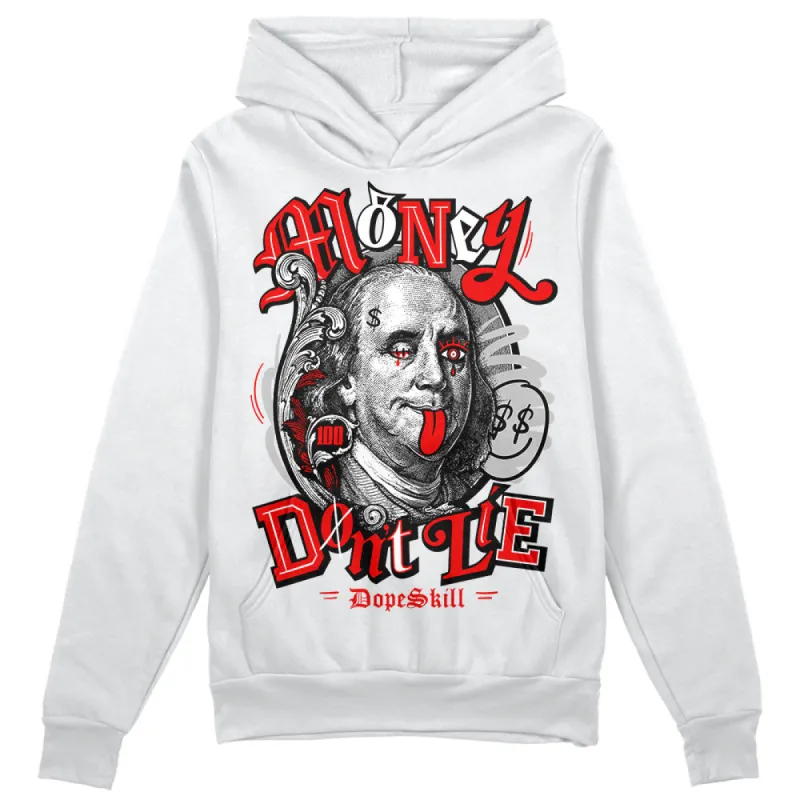 Cherry 12s DopeSkill Hoodie Sweatshirt Money Don't Lie Graphic sold by DopeSkill