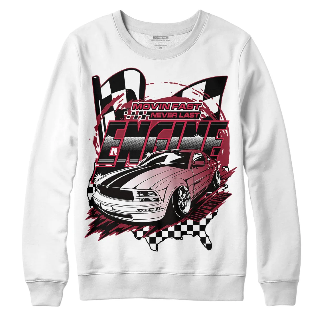 85 Metallic Burgundy 1s DopeSkill Sweatshirt ENGINE Tshirt Graphic sold by DopeSkill
