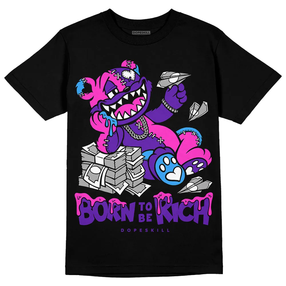 Dunk Purple Championship Court White DopeSkill T-Shirt Born To Be Rich Graphic sold by DopeSkill product image thumbnail 2