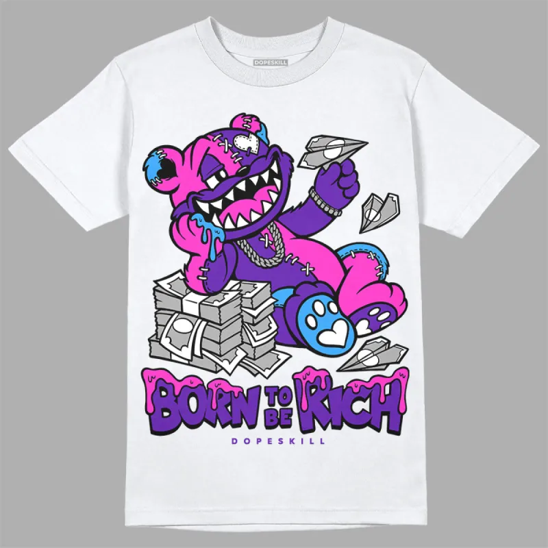 Dunk Purple Championship Court White DopeSkill T-Shirt Born To Be Rich Graphic sold by DopeSkill
