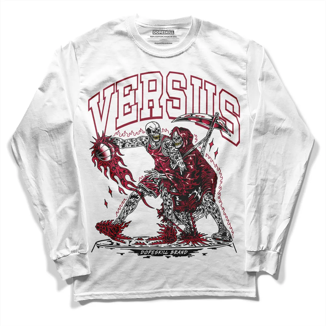 85 Metallic Burgundy 1s DopeSkill Long Sleeve T-Shirt VERSUS Graphic sold by DopeSkill