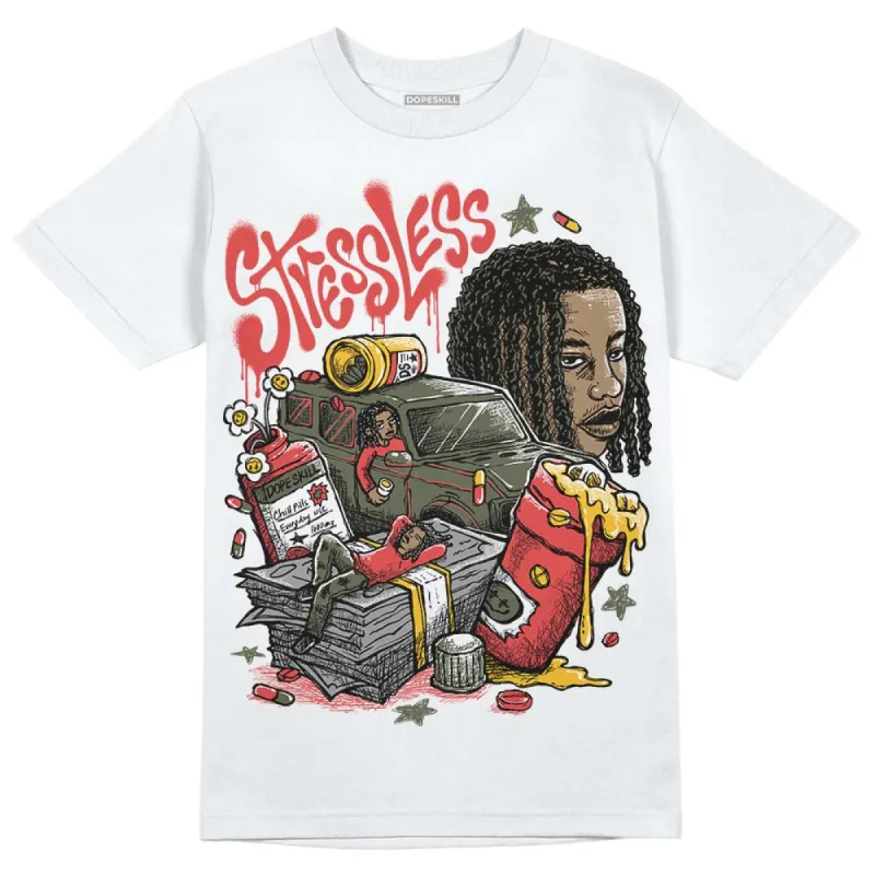 Dunk Mystic Red Cargo Khaki DopeSkill T-Shirt Stressless Graphic sold by DopeSkill