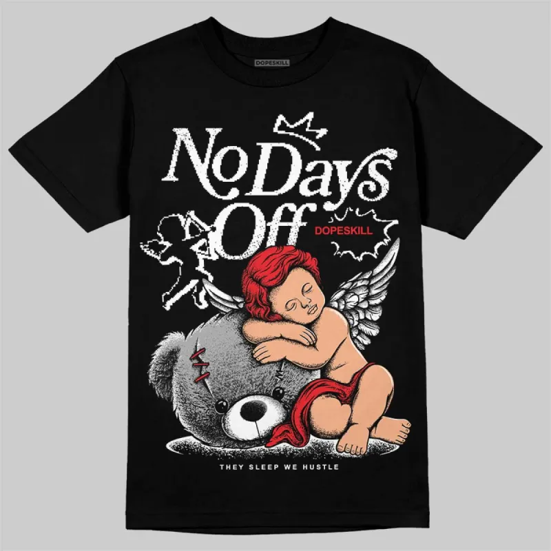 White Thunder 4s DopeSkill T-Shirt New No Days Off Graphic sold by DopeSkill