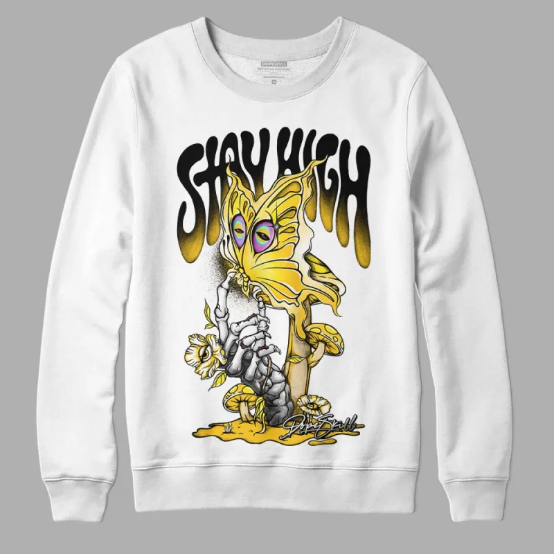Vivid Sulfur 4s DopeSkill Sweatshirt Stay High Graphic sold by DopeSkill