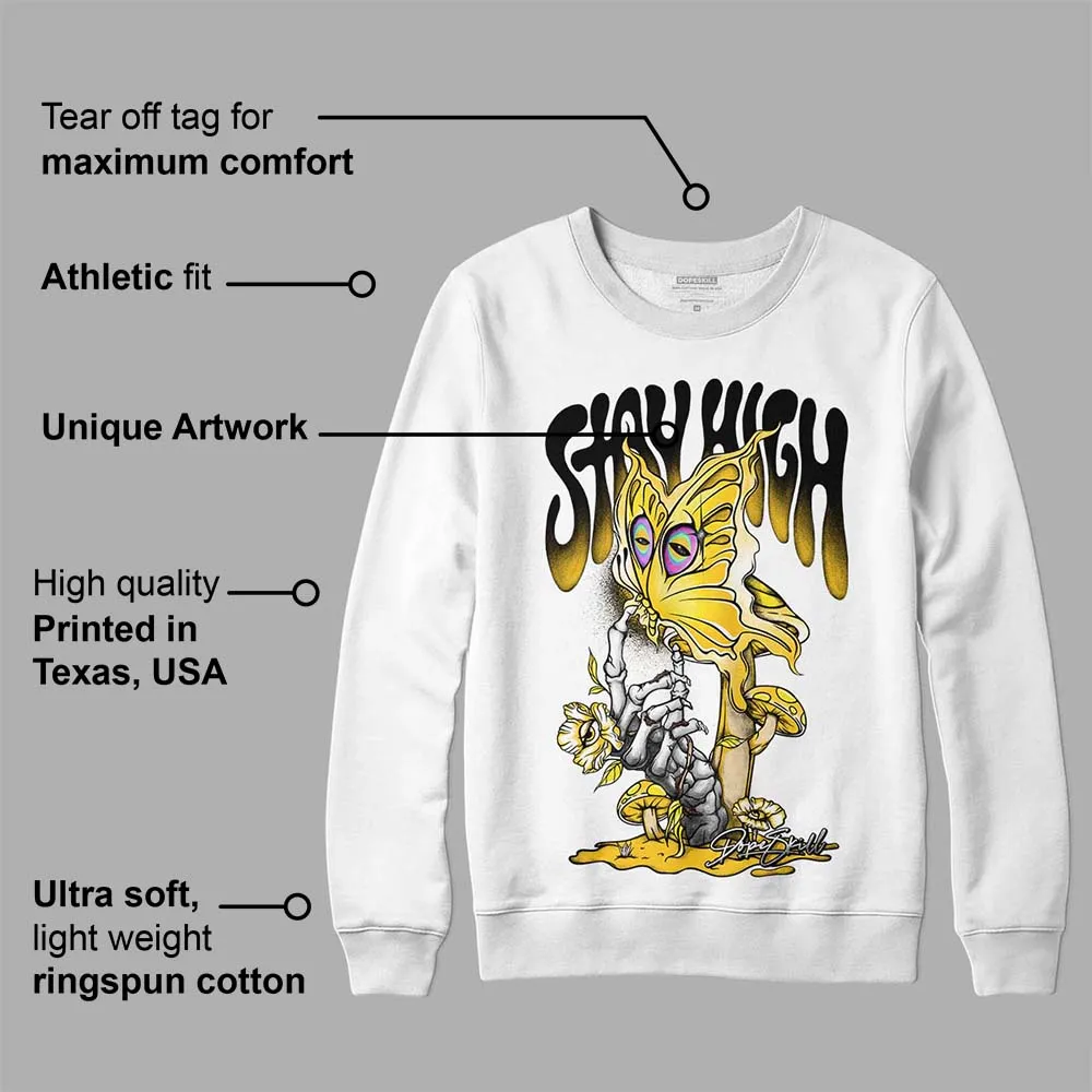 Vivid Sulfur 4s DopeSkill Sweatshirt Stay High Graphic sold by DopeSkill product image thumbnail 3