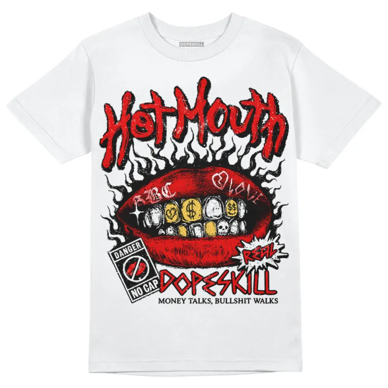 Cherry 12s DopeSkill T-Shirt Hot Mouth Graphic sold by DopeSkill