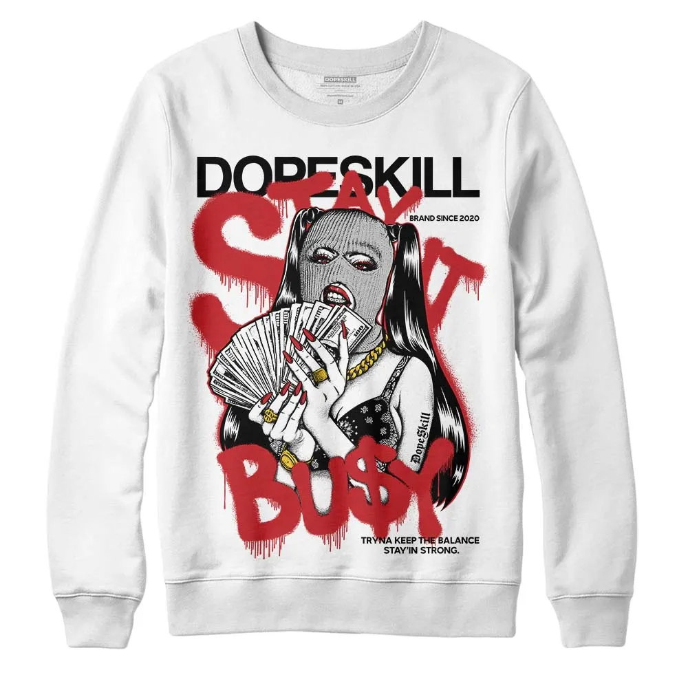 Red Taxi 12s DopeSkill Sweatshirt Stay It Busy Graphic sold by DopeSkill