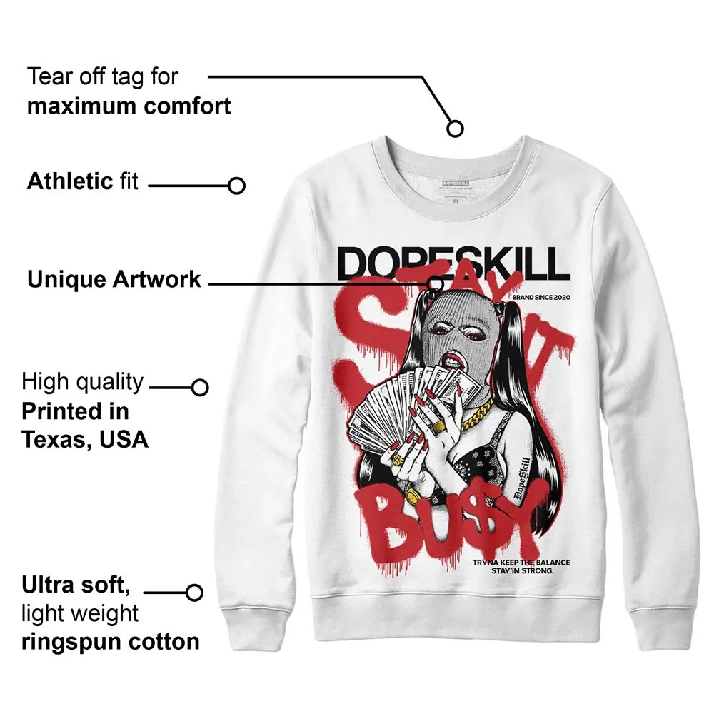 Red Taxi 12s DopeSkill Sweatshirt Stay It Busy Graphic sold by DopeSkill product image thumbnail 3