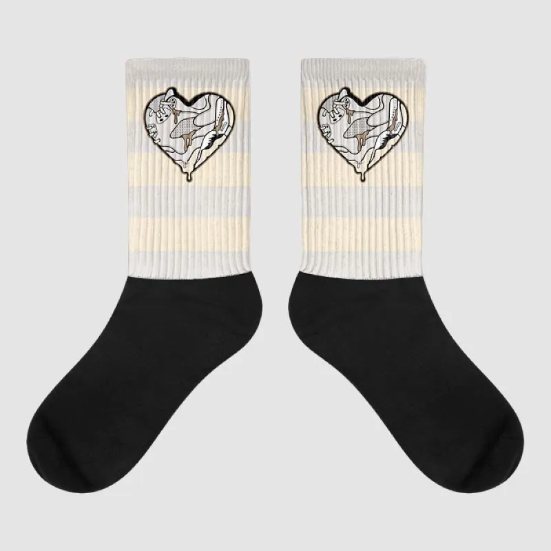 Sail 5s DopeSkill Sublimated Socks Horizontal Stripes Graphic sold by DopeSkill