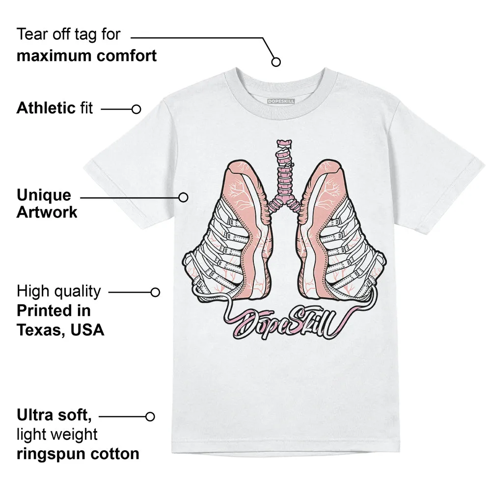 Legend Pink 11s DopeSkill T-Shirt Breathe Graphic sold by DopeSkill product image thumbnail 3