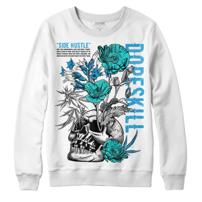 Military Blue 4s DopeSkill Sweatshirt Side Hustle Graphic sold by DopeSkill