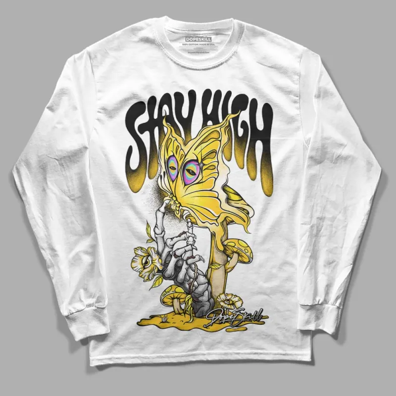 Vivid Sulfur 4s DopeSkill Long Sleeve T-Shirt Stay High Graphic sold by DopeSkill