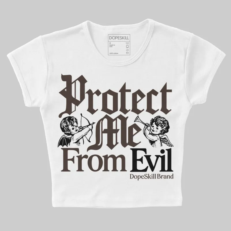 Mocha 1s DopeSkill Women's Crop Top Protect Me From Evil Graphic sold by DopeSkill