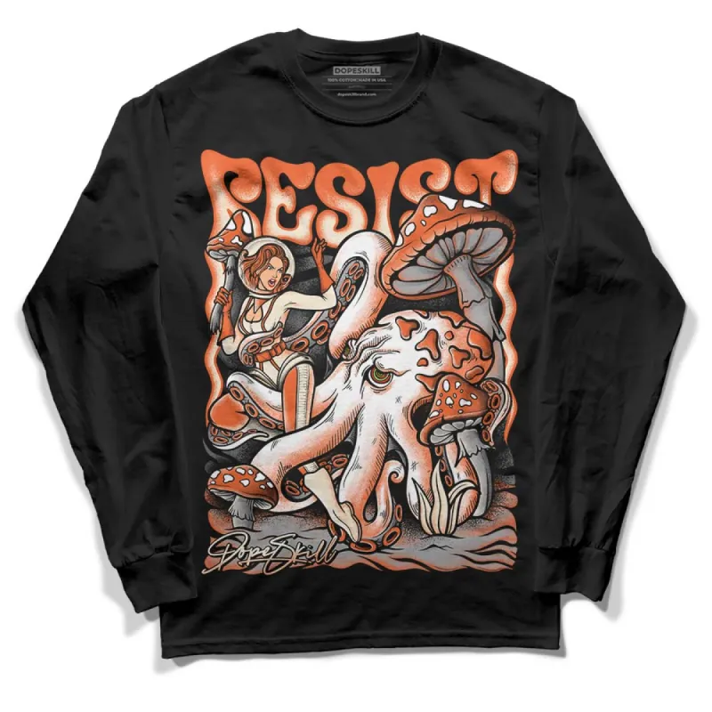 Georgia Peach 3s DopeSkill Long Sleeve T-Shirt Resist Graphic sold by DopeSkill