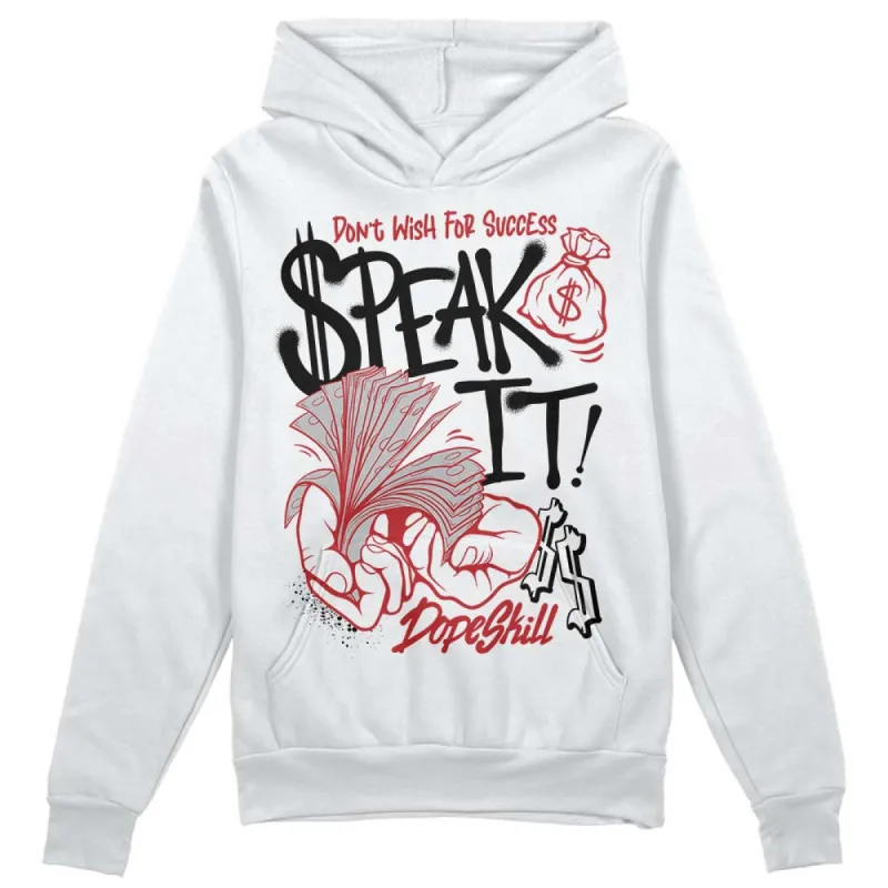 Red Taxi 12s DopeSkill Hoodie Sweatshirt Speak It Graphic sold by DopeSkill