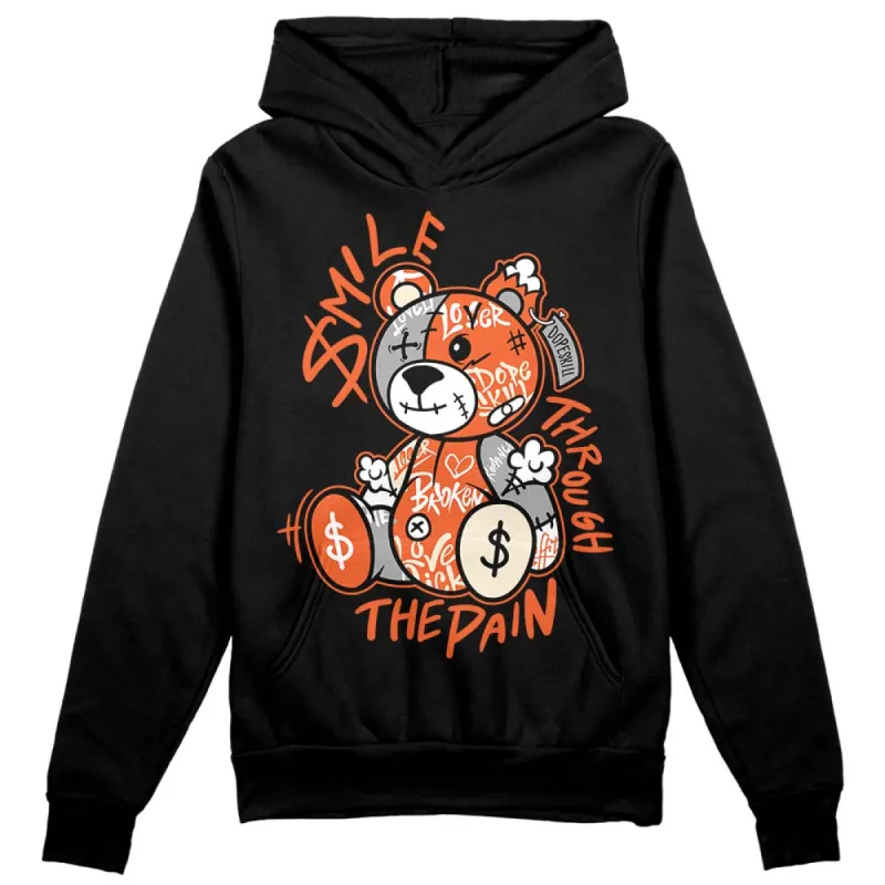 Georgia Peach 3s DopeSkill Hoodie Sweatshirt Smile Through The Pain Graphic sold by DopeSkill