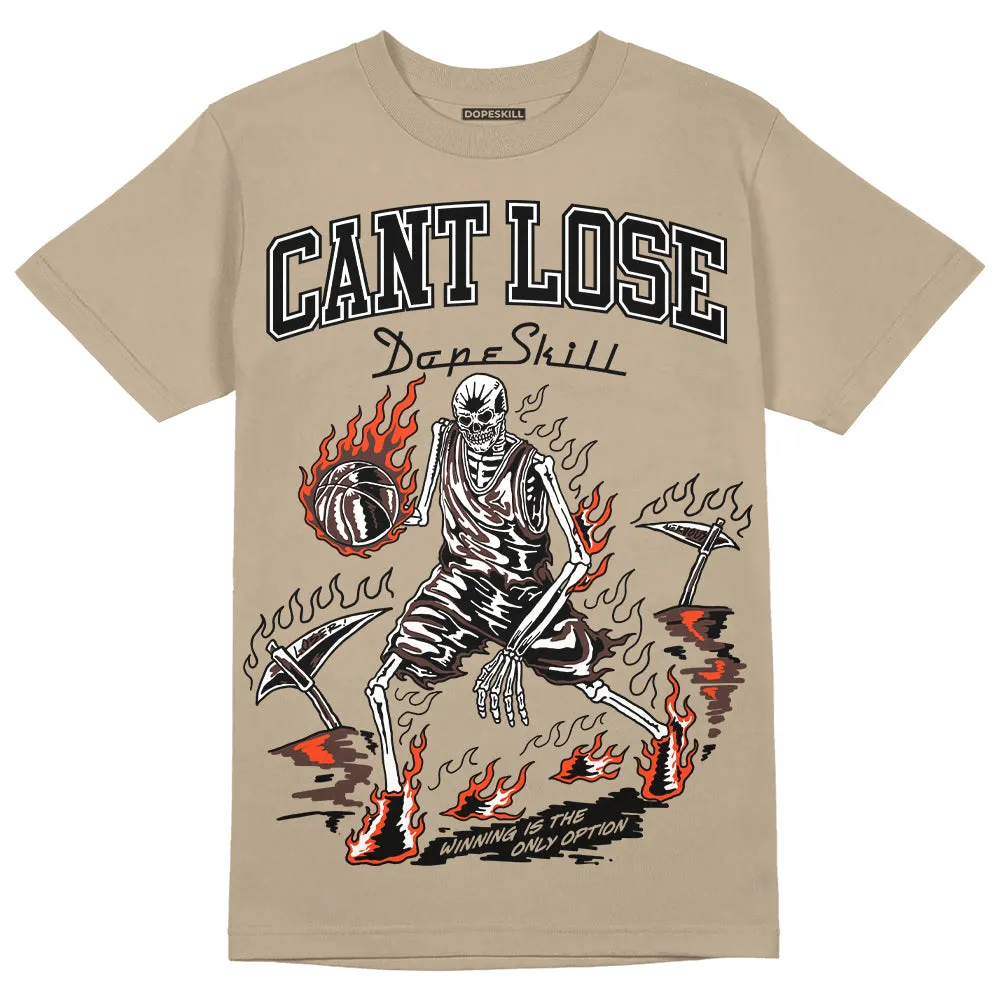 Latte 1s DopeSkill Medium Brown T-shirt Cant Lose Graphic sold by DopeSkill