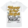 Black Taxi 12s DopeSkill T-Shirt Money Is Our Motive Typo Graphic sold by DopeSkill